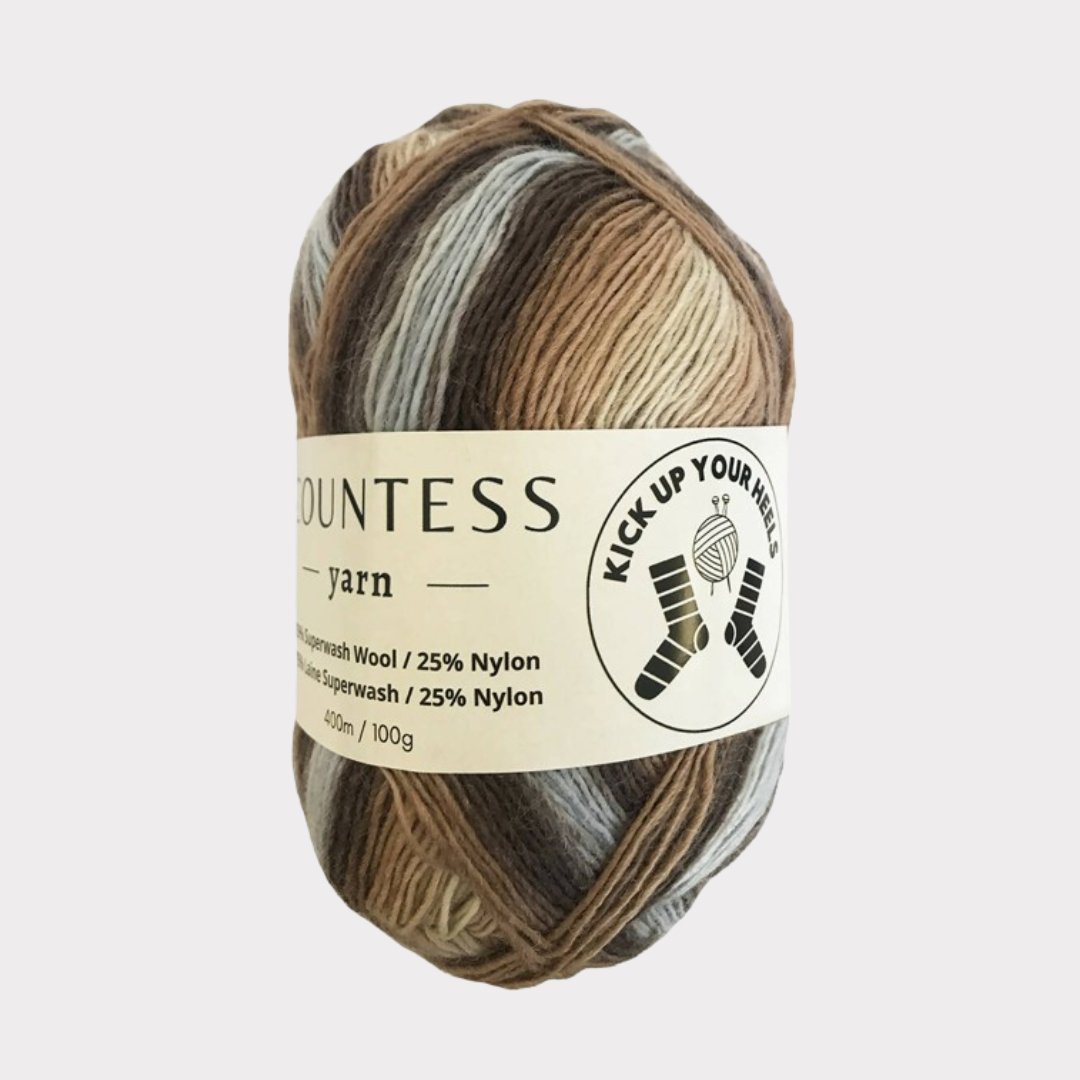 Countess Kick Up Your Heels Yarn | Perfect for Fun & Fashionable Socks - Makeify Marketplace