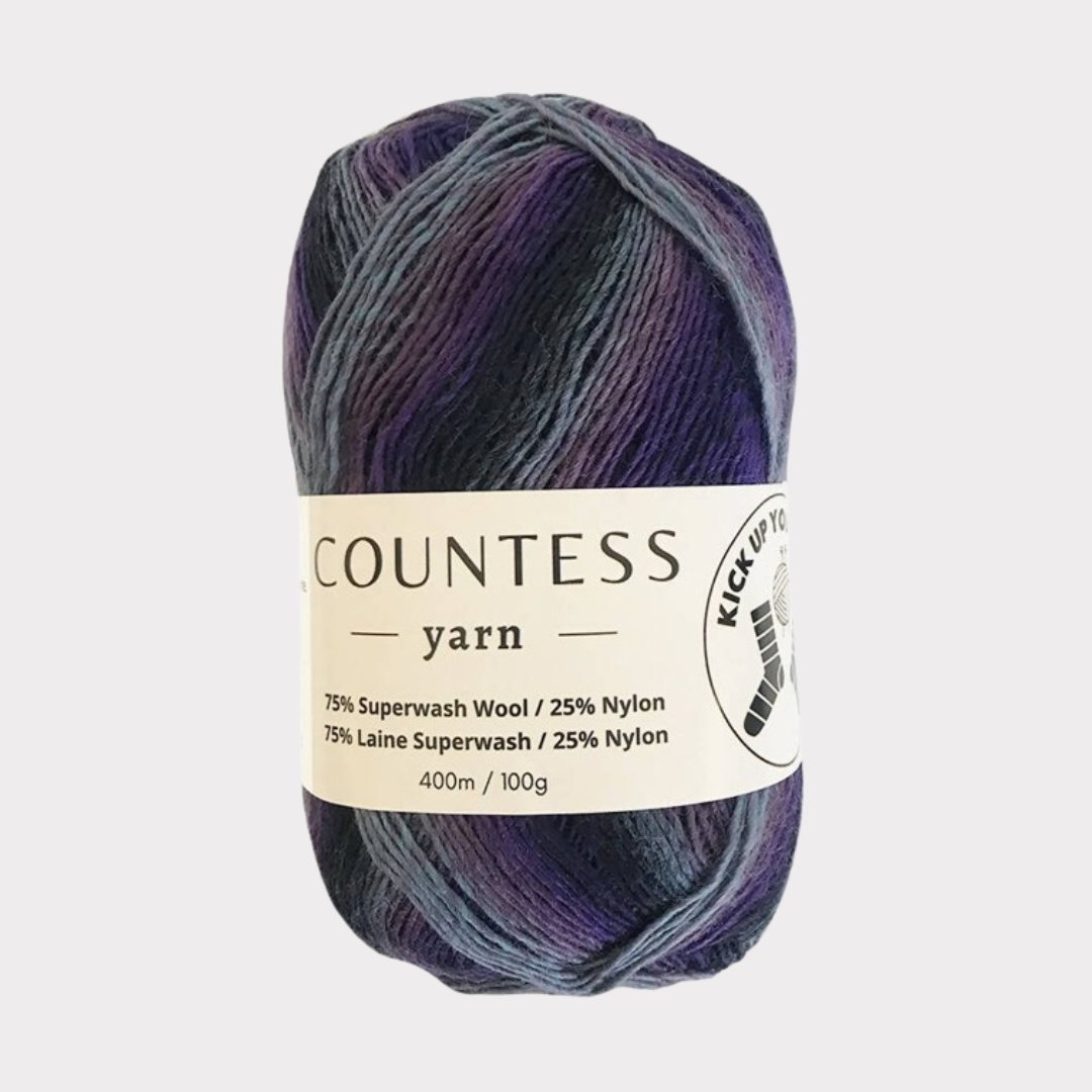 Countess Kick Up Your Heels Yarn | Perfect for Fun & Fashionable Socks - Makeify Marketplace