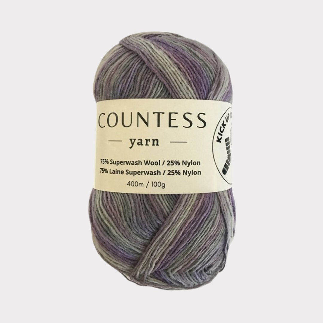 Countess Kick Up Your Heels Yarn | Perfect for Fun & Fashionable Socks - Makeify Marketplace