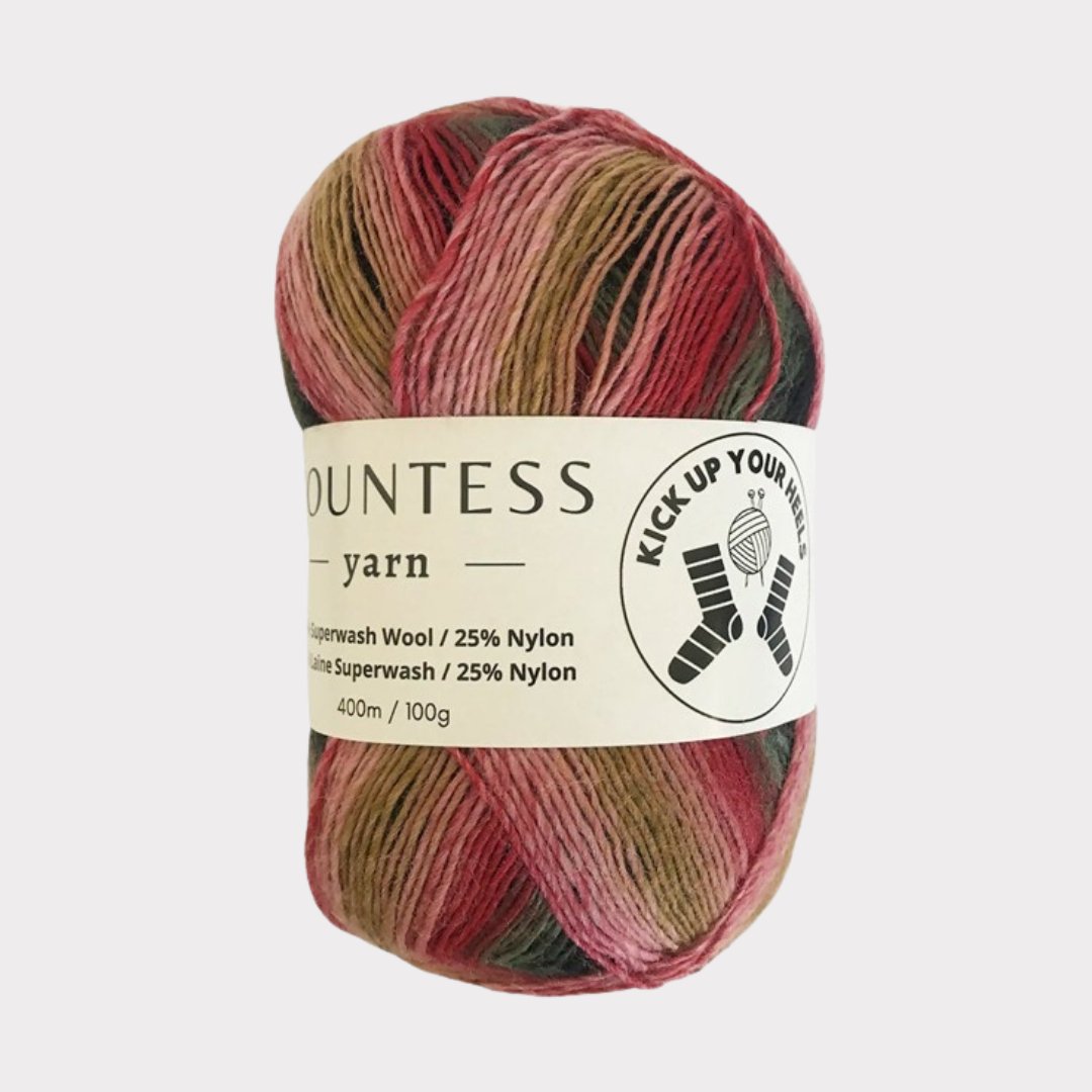 Countess Kick Up Your Heels Yarn | Perfect for Fun & Fashionable Socks - Makeify Marketplace