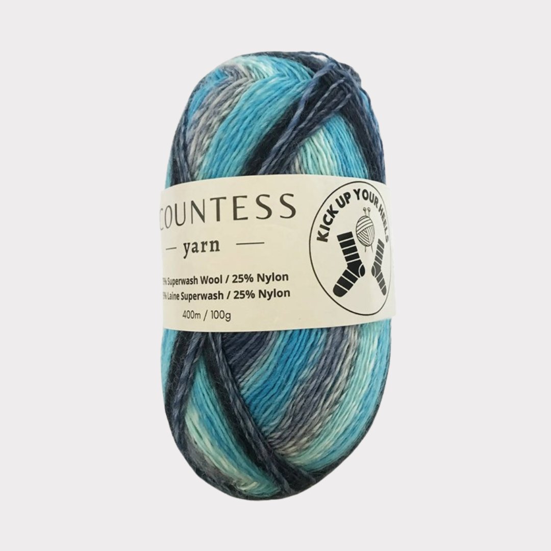 Countess Kick Up Your Heels Yarn | Perfect for Fun & Fashionable Socks - Makeify Marketplace